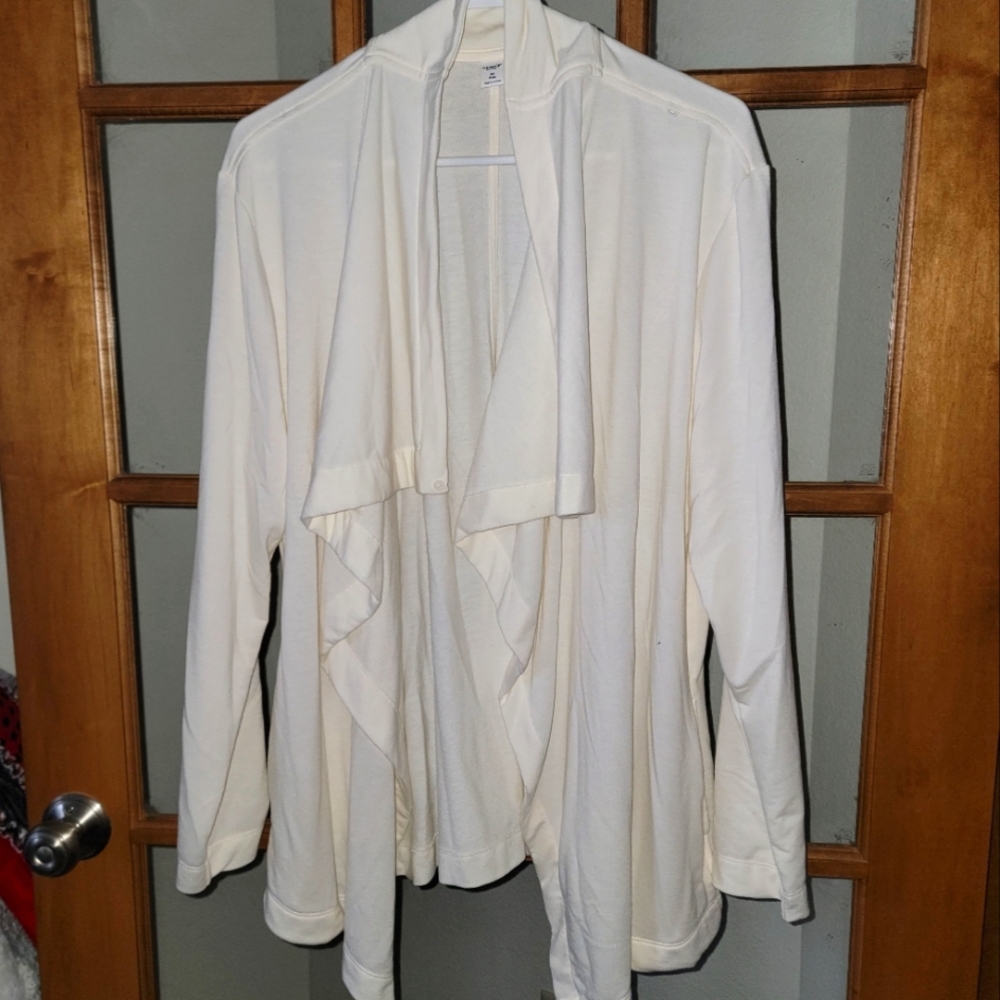 Womens cream cardi
